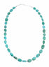 Navajo Turquoise Sterling Silver Native American Jewelry Bead Necklace SX10599
