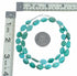 Navajo Turquoise Sterling Silver Native American Jewelry Bead Necklace SX10599