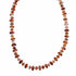 Sterling Silver Native American Red Oyster Shell Bead Necklace SX10607