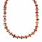 Sterling Silver Native American Red Oyster Shell Bead Necklace SX10608