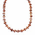 Sterling Silver Native American Red Oyster Shell Bead Necklace SX10608