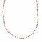 Native American Coral Hand Strung Liquid Silver Necklace SX10621