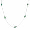 Native American Liquid Sterling Silver Turquoise Bead Necklace SX10616
