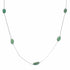 Native American Liquid Sterling Silver Turquoise Bead Necklace SX10616