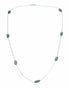 Native American Liquid Sterling Silver Turquoise Bead Necklace SX10616