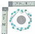 Liquid Sterling Silver Native American Turquoise Bead Necklace SX10614