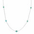 Liquid Sterling Silver Native American Turquoise Bead Necklace SX10615