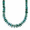 Navajo Sterling Silver Turquoise Bead Necklace SX10632