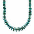 Navajo Sterling Silver Turquoise Bead Necklace SX10632