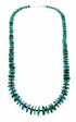 Navajo Sterling Silver Turquoise Bead Necklace SX10632