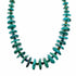 Navajo Sterling Silver Turquoise Bead Necklace SX10633