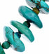 Navajo Sterling Silver Turquoise Bead Necklace SX10633