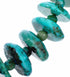 Genuine Native American Navajo Sterling Silver Turquoise Bead Necklace SX10634