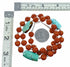 Turquoise Coral Sterling Silver Native American Bead Necklace SX10642