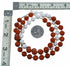 Coral And Mother Of Pearl Silver Navajo Bead Necklace SX10641