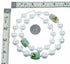 Mother of Pearl And Turquoise Sterling Silver Native American Bead Necklace SX10640