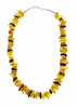 Amber Sterling Silver Native American Bead Necklace SX10645