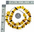 Amber Sterling Silver Native American Bead Necklace SX10645