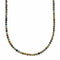 Sterling Silver American Indian Jasper Agate Bead Necklace SX10639