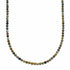 Sterling Silver American Indian Jasper Agate Bead Necklace SX10639