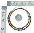 Sterling Silver American Indian Jasper Agate Bead Necklace SX10639