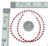 Native American Coral Hand Strung Liquid Silver Necklace SX10685