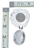 Sterling Silver 16" Italian Mariner Chain Navajo Turquoise Pendant Necklace Set SX10657