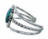 Sterling Silver Turquoise Native American Cuff Bracelet SX10647