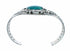 Sterling Silver Turquoise Native American Cuff Bracelet SX10647