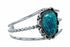 Sterling Silver Turquoise Native American Cuff Bracelet SX10648