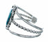 Sterling Silver Turquoise Native American Cuff Bracelet SX10648