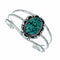 Navajo Native American Sterling Silver Turquoise Cuff Bracelet SX10649