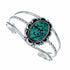 Navajo Native American Sterling Silver Turquoise Cuff Bracelet SX10649