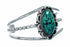 Navajo Native American Sterling Silver Turquoise Cuff Bracelet SX10649