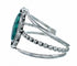 Navajo Native American Sterling Silver Turquoise Cuff Bracelet SX10649