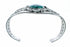 Navajo Native American Sterling Silver Turquoise Cuff Bracelet SX10649