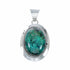 Navajo Turquoise Sterling Silver Pendant SX10658