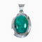 Navajo Turquoise Sterling Silver Pendant SX10665