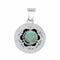 Native American Navajo Turquoise Sterling Silver Pendant SX10667