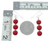 Sterling Silver Navajo Coral Bead Hook Dangle Earrings SX10678