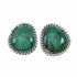 Genuine Turquoise Sterling Silver American Indian Post Earrings SX10669
