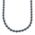 Sterling Silver Hematite Native American Bead Necklace SX10708