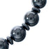 Sterling Silver Hematite Native American Bead Necklace SX10708