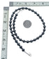 Sterling Silver Hematite Native American Bead Necklace SX10708
