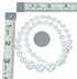 Genuine Mother Of Pearl Silver Navajo Bead Necklace SX10707