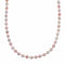 Native American Rhodochrosite Navajo Sterling Silver Bead Necklace SX10716