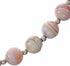 Native American Rhodochrosite Navajo Sterling Silver Bead Necklace SX10716