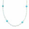 Multicolor Sterling Silver American Indian Bead Necklace SX10697