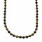Genuine Navajo Tiger Eye Silver Bead Necklace SX10702
