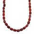 Genuine Navajo Carnelian Sterling Silver Bead Necklace SX10695